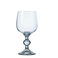 Ποτήρι Κρασιού Crystalite Bohemia Klaudie με ασημί ρίγα