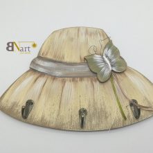 Κρεμάστρα καπέλο με πεταλούδα